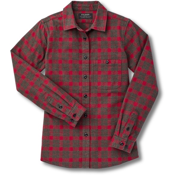 NWT Gift Ready! Filson Alaskan Guide Shirt Heavyweight Flannel Women’s XL - Picture 4 of 12